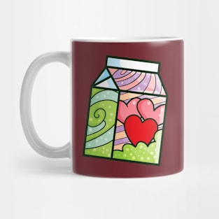 Cute Valentine milk box Mug